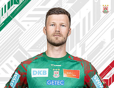 Porträt von Philipp Weber, Rückraum Links bei SC Magdeburg