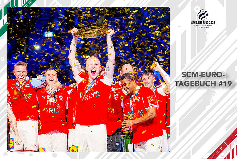 Magnus Saugstrup Magnus Saugstrup feiert mit seinem Team