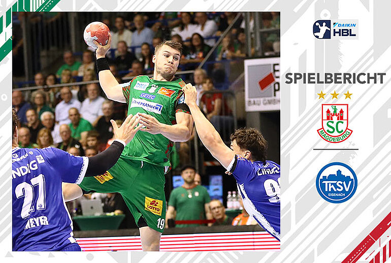 Jonsson und der SCM gewinnen gegen Eisenach
