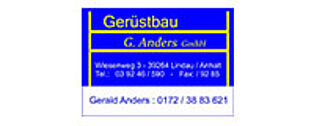 Logo von Geruestbau Anders