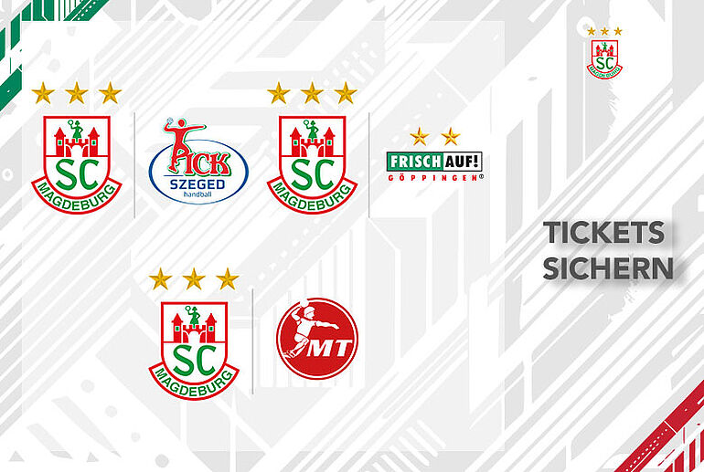 Tickets für SCM Heimspiele Die nächsten Heimspiele gegen in den Verkauf