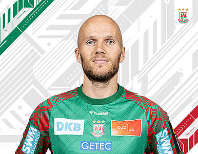 Porträt von Tim Hornke, Rechts Außen bei SC Magdeburg