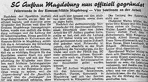Artikel Gründung 12. September 1955