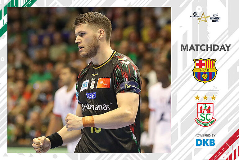 Elvar Örn Jonsson Elvar Örn Jonsson spielt mit dem SCM in Barcelona