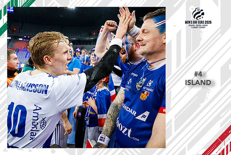 Gisli Kristjansson mit Fans