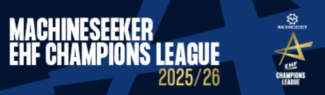 Banner zur Machineseeker EHF Champions League Saison 2025/26