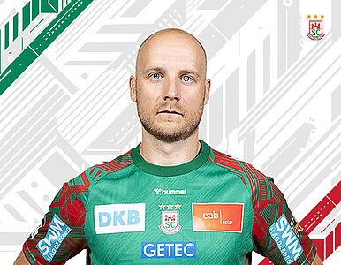 Porträt von Daniel Pettersson, Rechts Außen bei SC Magdeburg