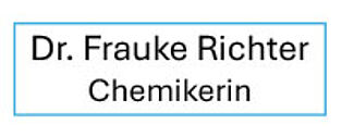 Logo von DR. Frauke Richter Chemikerin