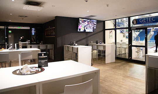 Bild von der Getec Lounge