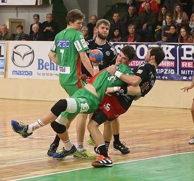 Justin Kurch Saison 17/18 gegen den HC Erlangen II